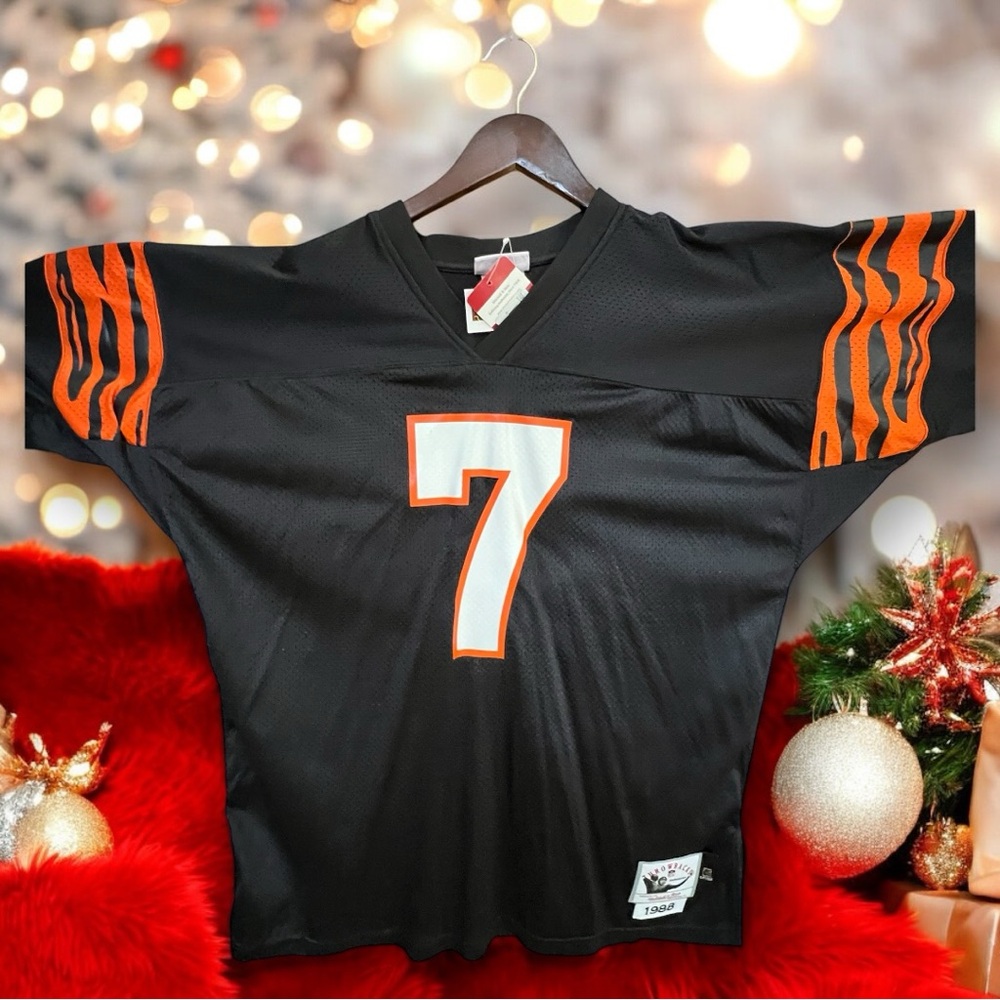Bengals Boomer Esiason "1988 NFL MVP" Authentic Signed Black M&N